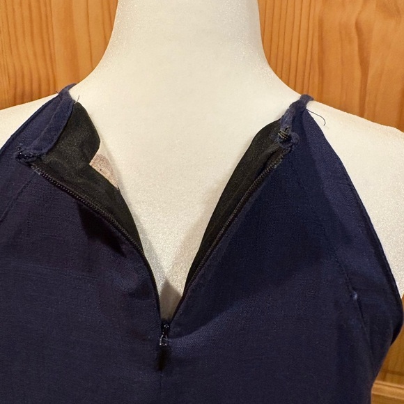 Altar'd State Dark Blue Tiered Halter
Neckline Mini Dress - Picture 6 of 12